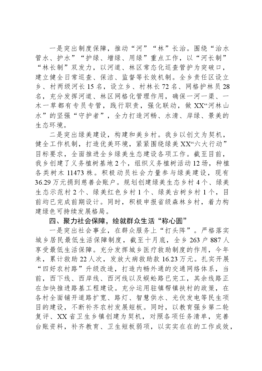 XX乡2023年工作回顾及2024年工作安排.docx,第4页预览