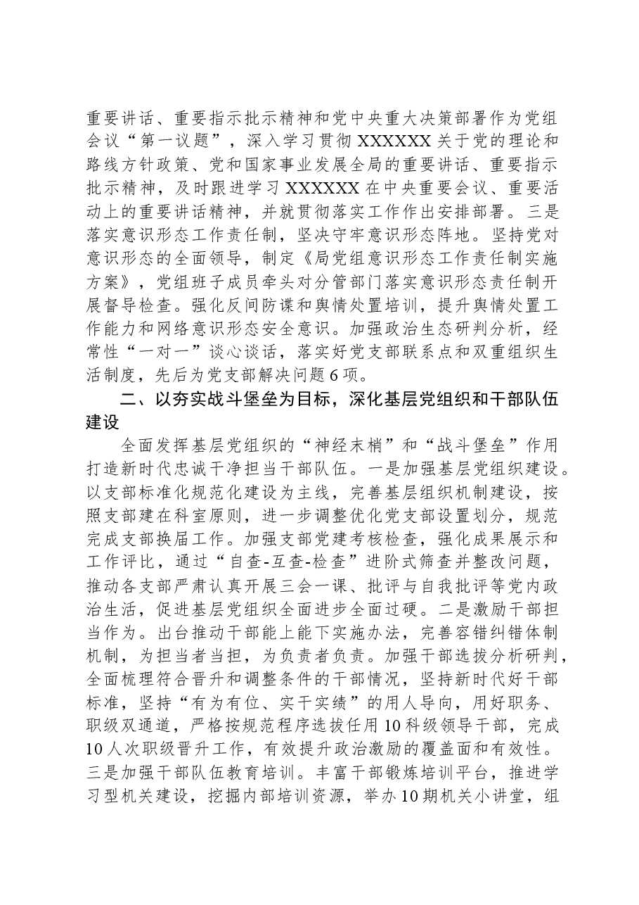 市发改委2023年度党组书记抓基层党建述职报告.docx,第2页预览
