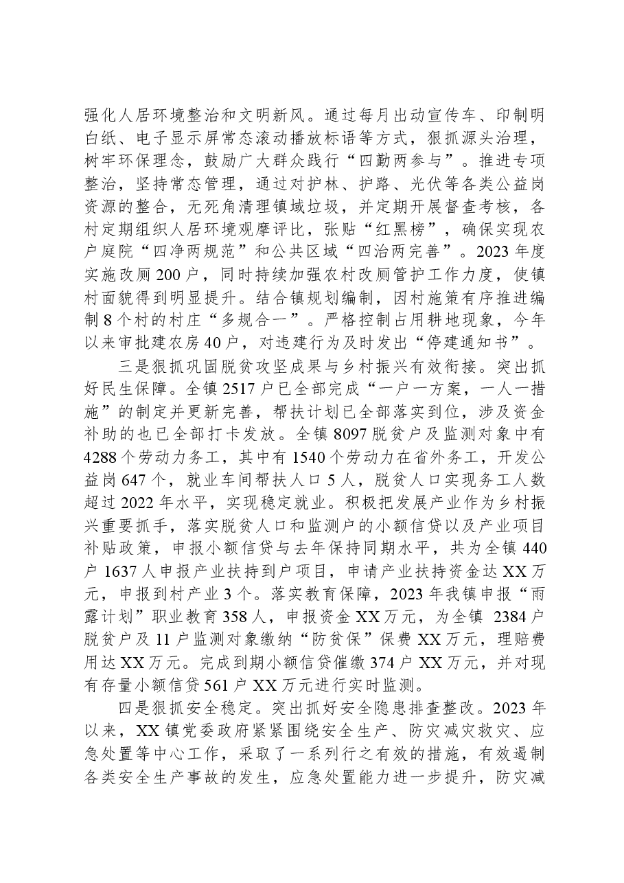 镇2023年度工作总结和2024年度工作安排01.docx,第2页预览