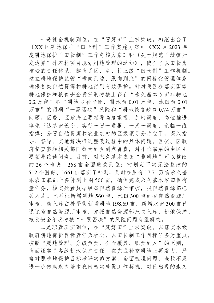 市自然资源局XX区分局2023年工作总结及2024年工作计划.docx,第2页预览