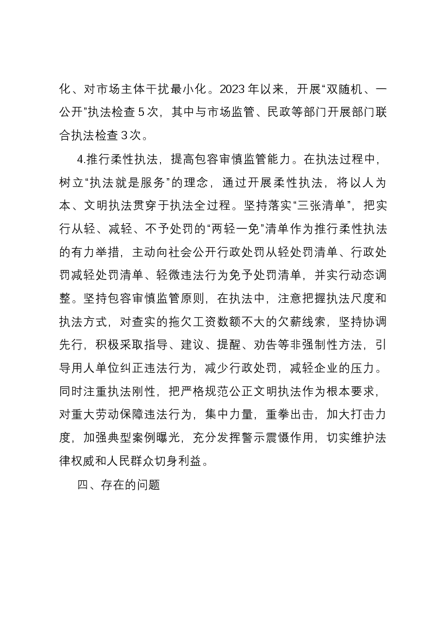 区人社局2023年行政执法工作总结报告.docx，第4页预览
