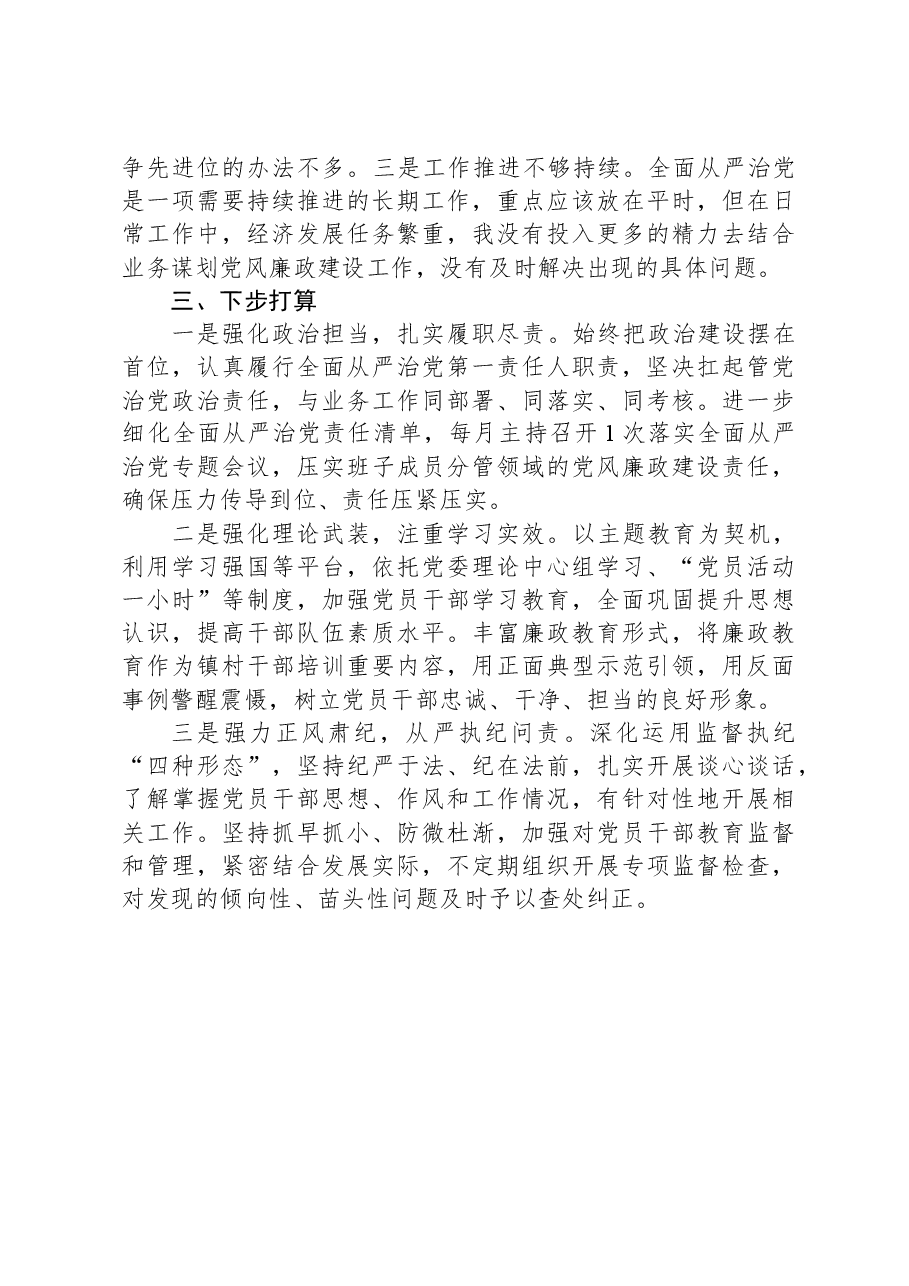 党组织书记2023年度全面从严治党述职报告.docx,第3页预览