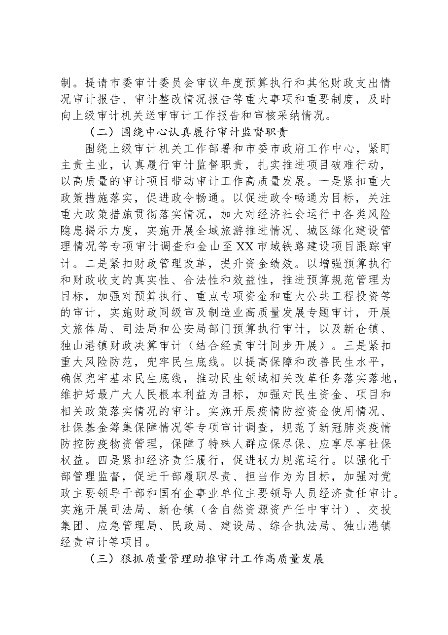 市审计局2023年工作总结和2024年工作思路01.docx,第2页预览