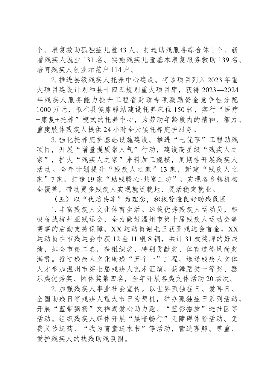 县残联2023年工作总结和2024年工作计划.docx,第4页预览