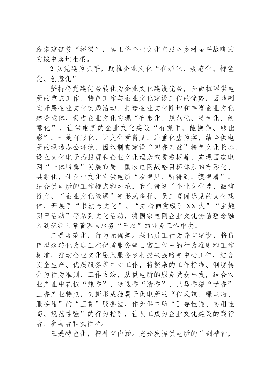 供电公司助推乡村振兴发展情况汇报.docx,第3页预览