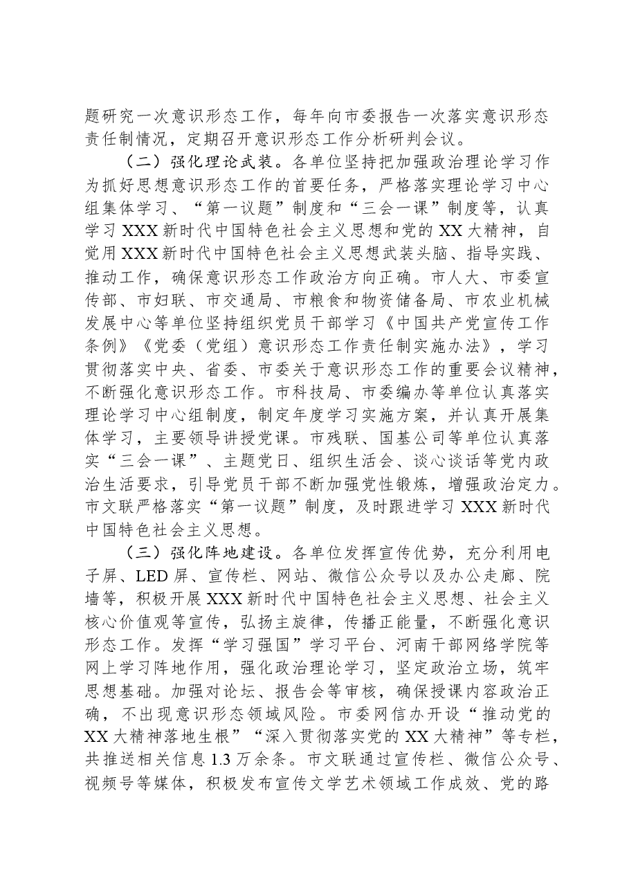 关于市直机关意识形态风险防范情况调研报告.docx,第2页预览