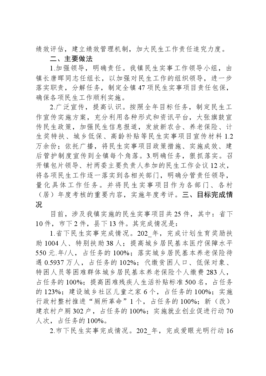 乡镇民生实事工作总结.docx，第2页预览
