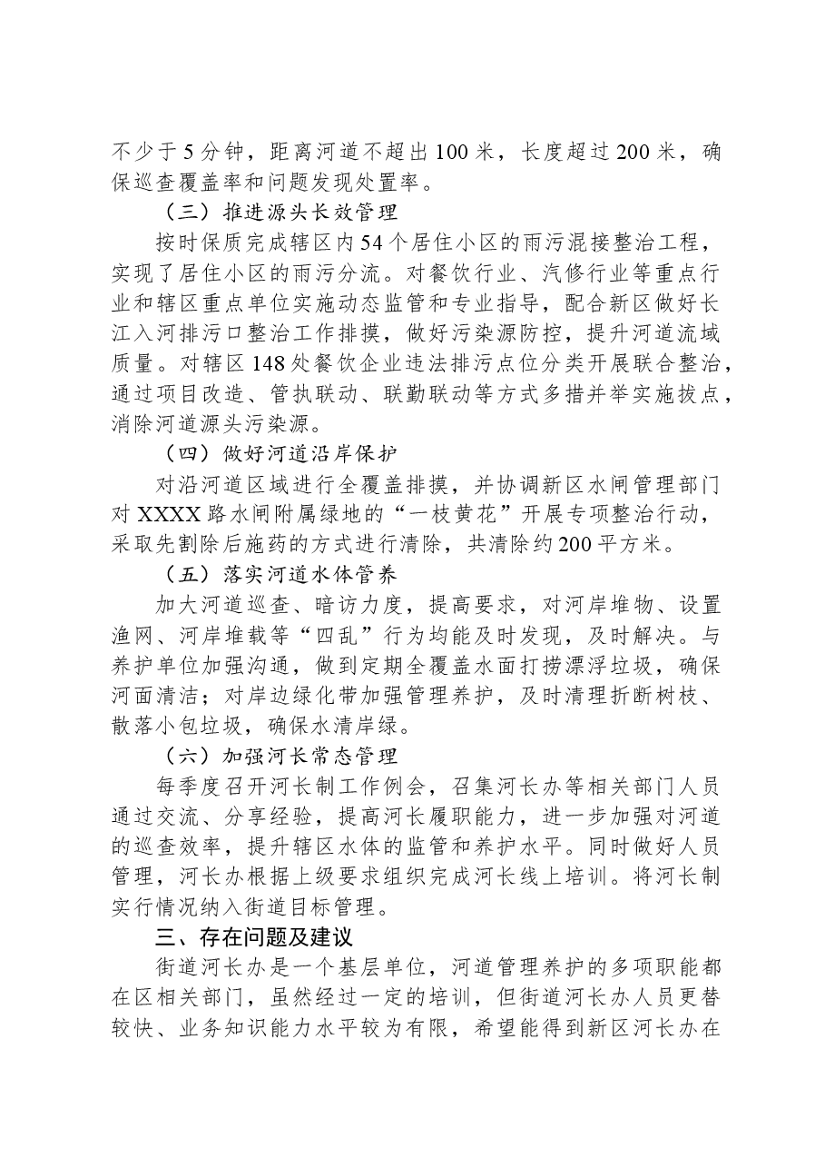XX街道2023年度总河长述职报告.docx,第2页预览