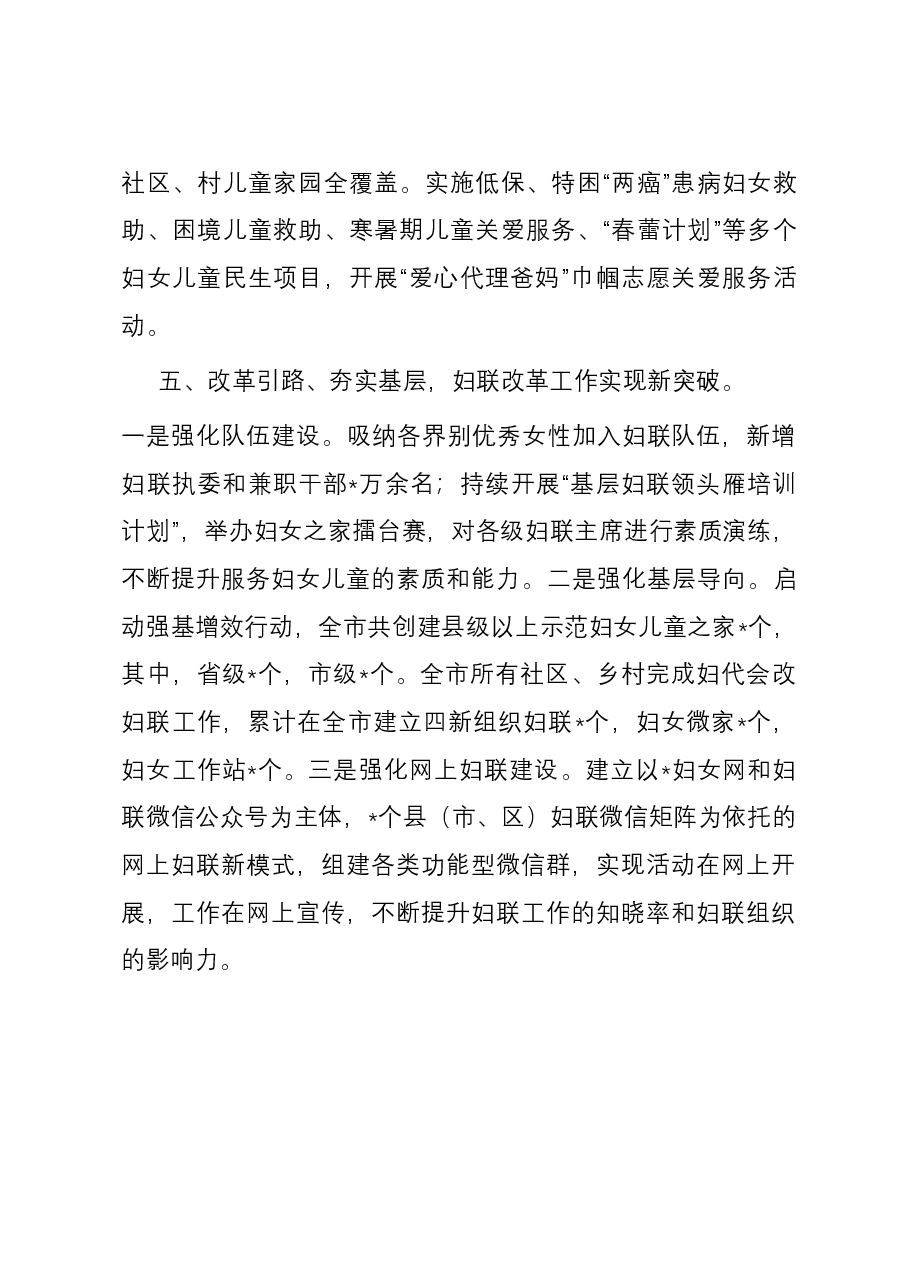市2023年妇联工作总结报告.docx,第4页预览