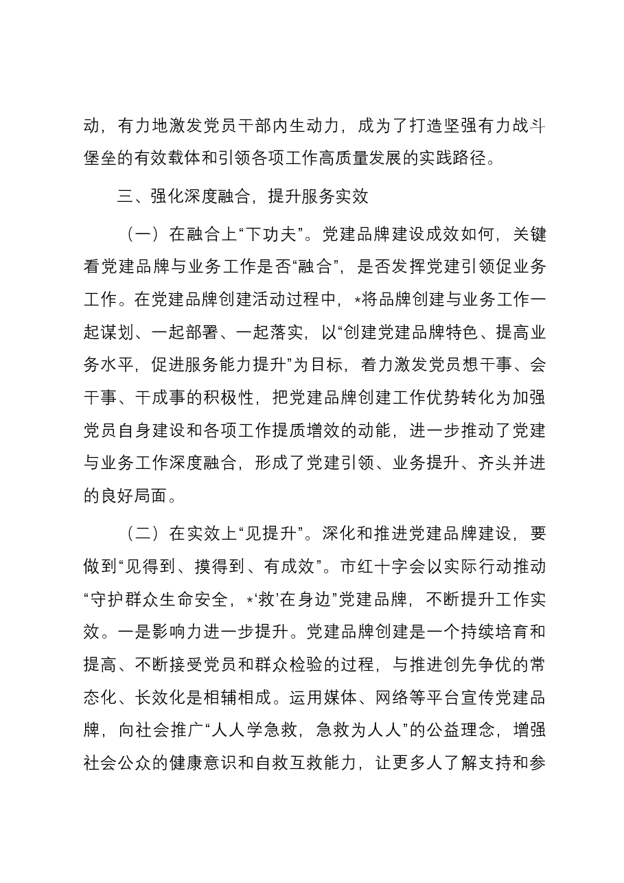 党建引领聚合力,品牌创建促提升——市创建特色党建品牌的研究与思考.docx,第4页预览