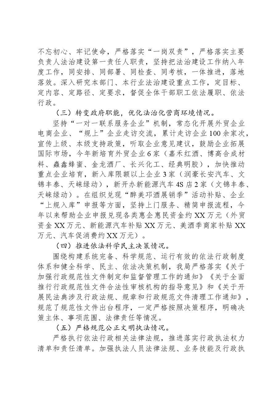 市商务局2023年法治政府建设工作总结.docx,第2页预览