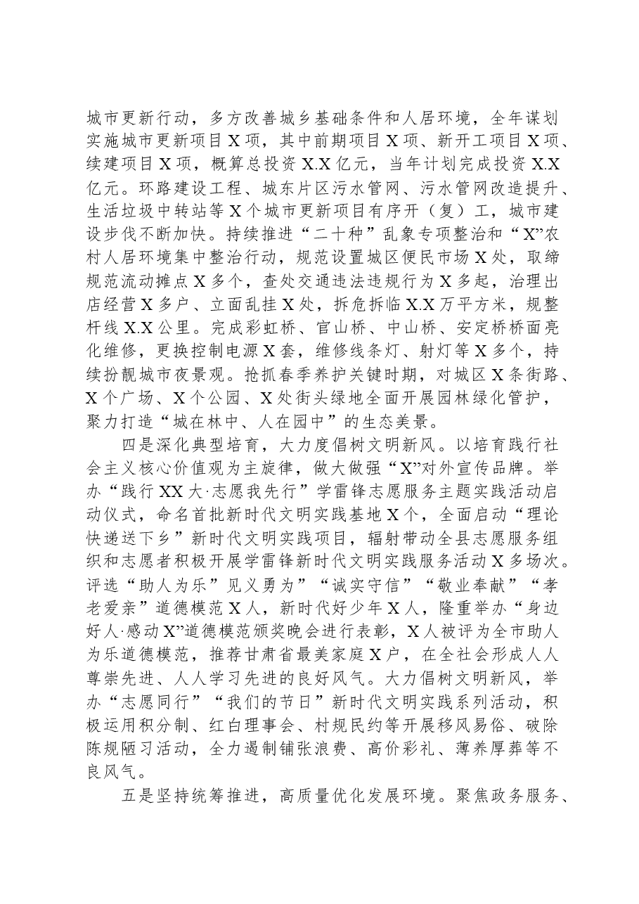 县2023年文明城市创建工作总结.docx,第2页预览