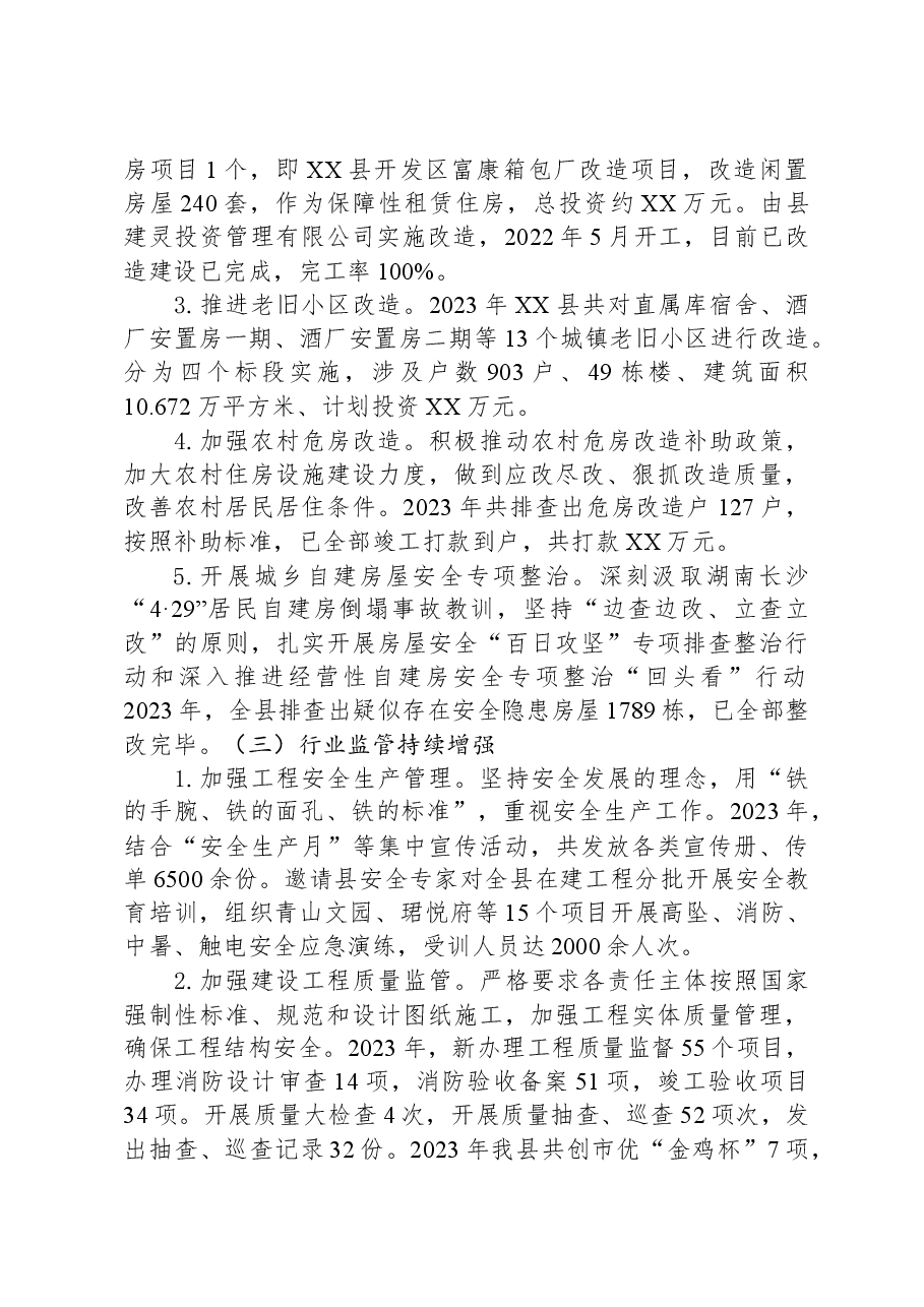 县住建局2023年工作总结.docx,第2页预览