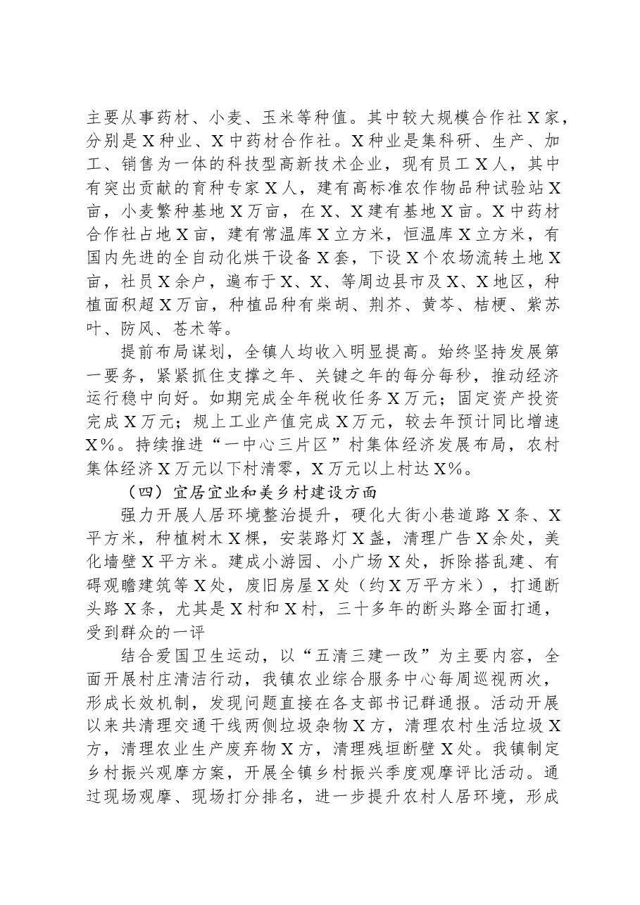 关于推进实施乡村振兴战略情况总结报告.docx,第3页预览