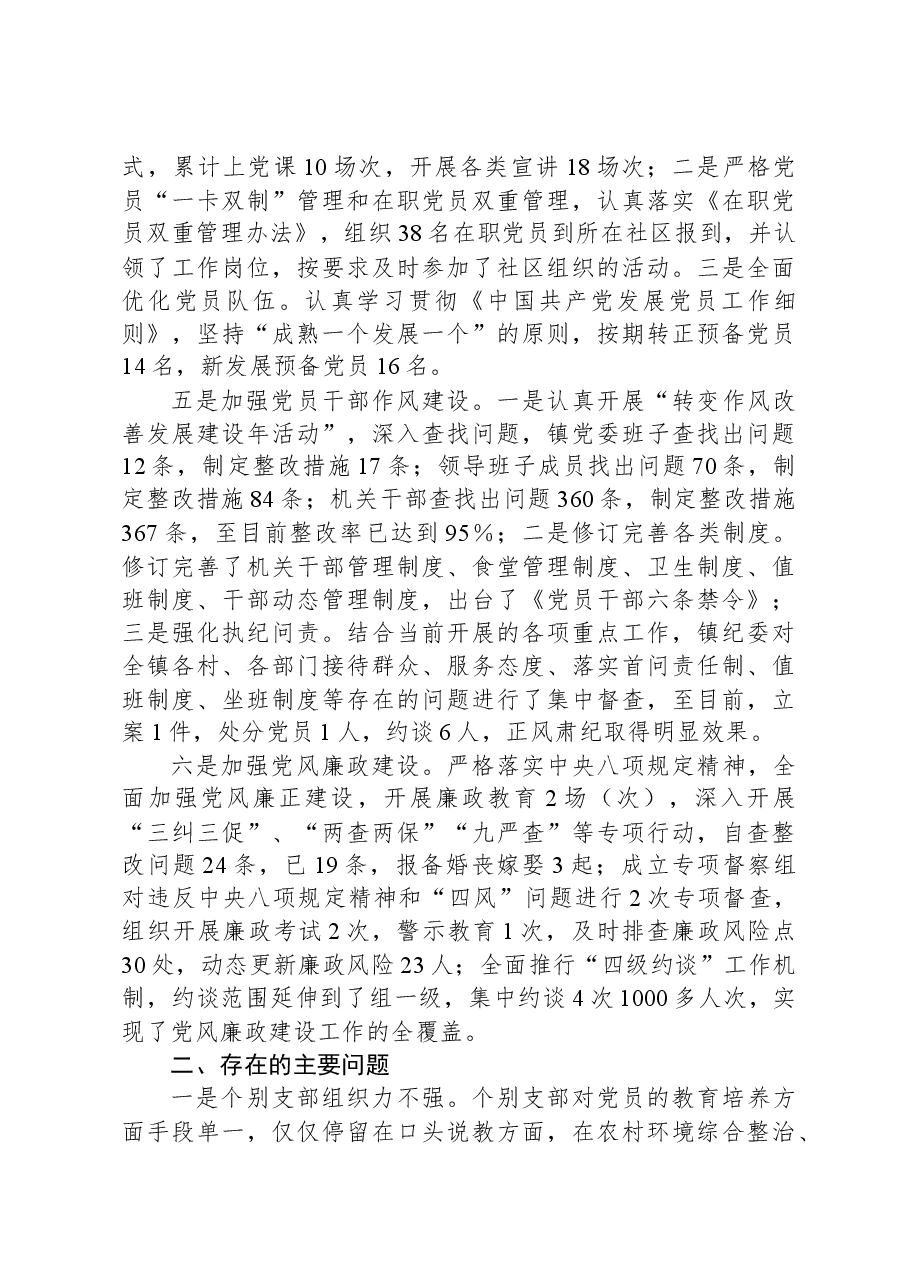 乡镇党委党建专项总结.docx,第3页预览
