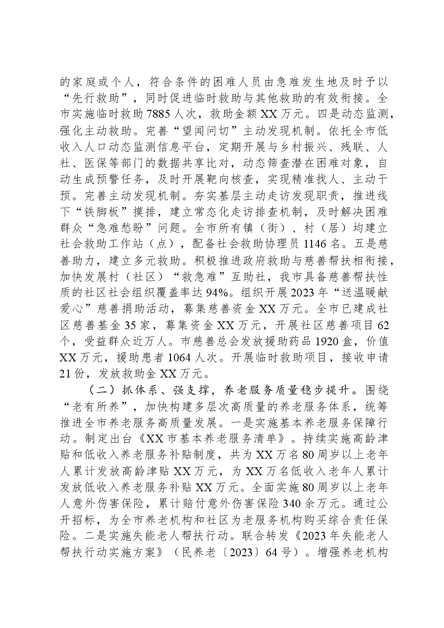 市民政局2023年工作总结及2024年工作计划01.docx,第2页预览