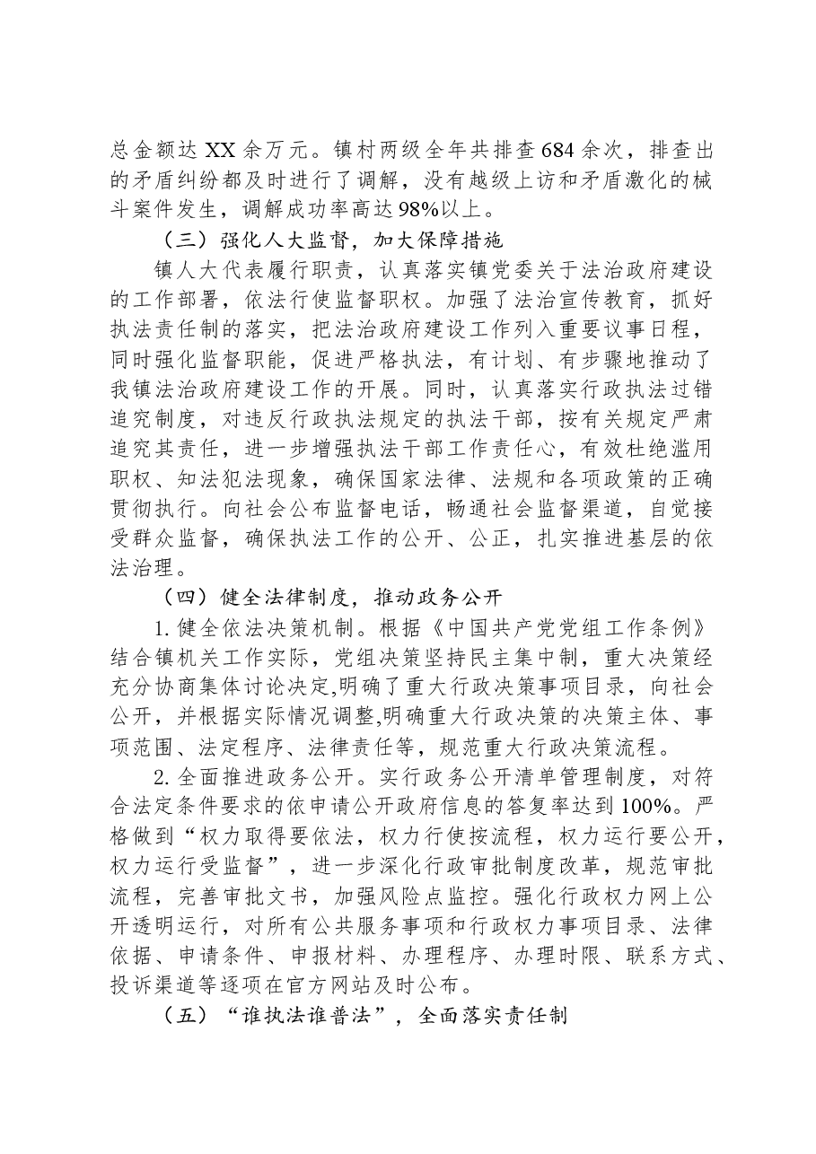 2023年法治政府工作报告.docx,第2页预览