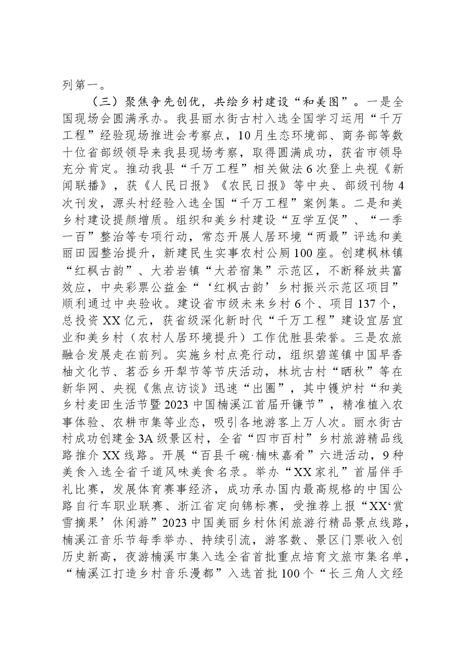 县2023年乡村振兴工作总结.docx,第3页预览
