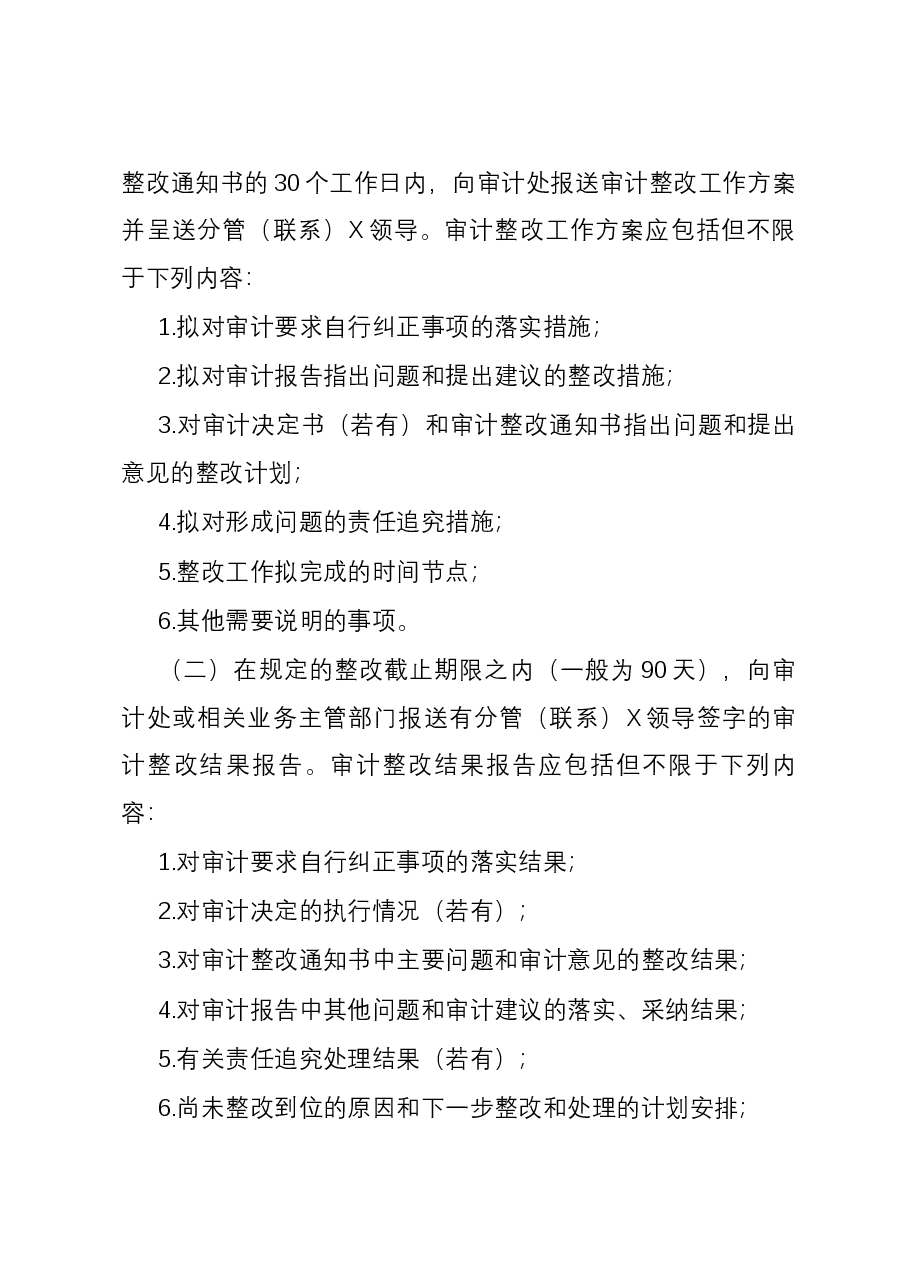 审计整改报告和跟踪检查实施办法.docx,第3页预览