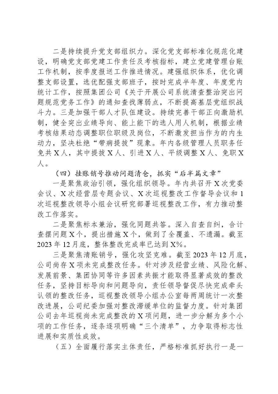 公司2023年度党建工作重点任务推进情况报告.docx,第3页预览