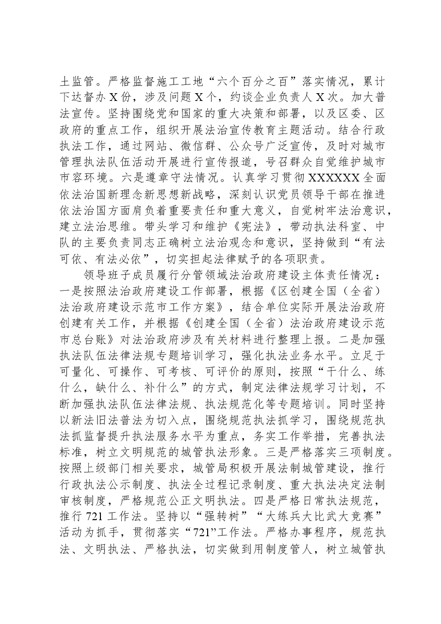 区城市管理局关于开展城市管理系统法治和行政执法的调研报告.docx，第2页预览