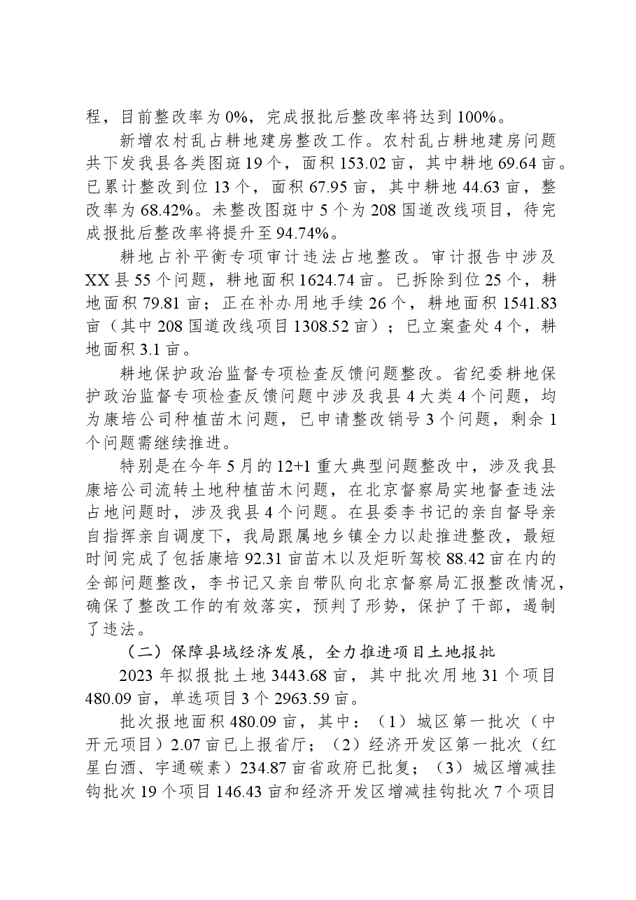 县自然资源局2023年度工作总结和2024年工作计划.docx,第4页预览