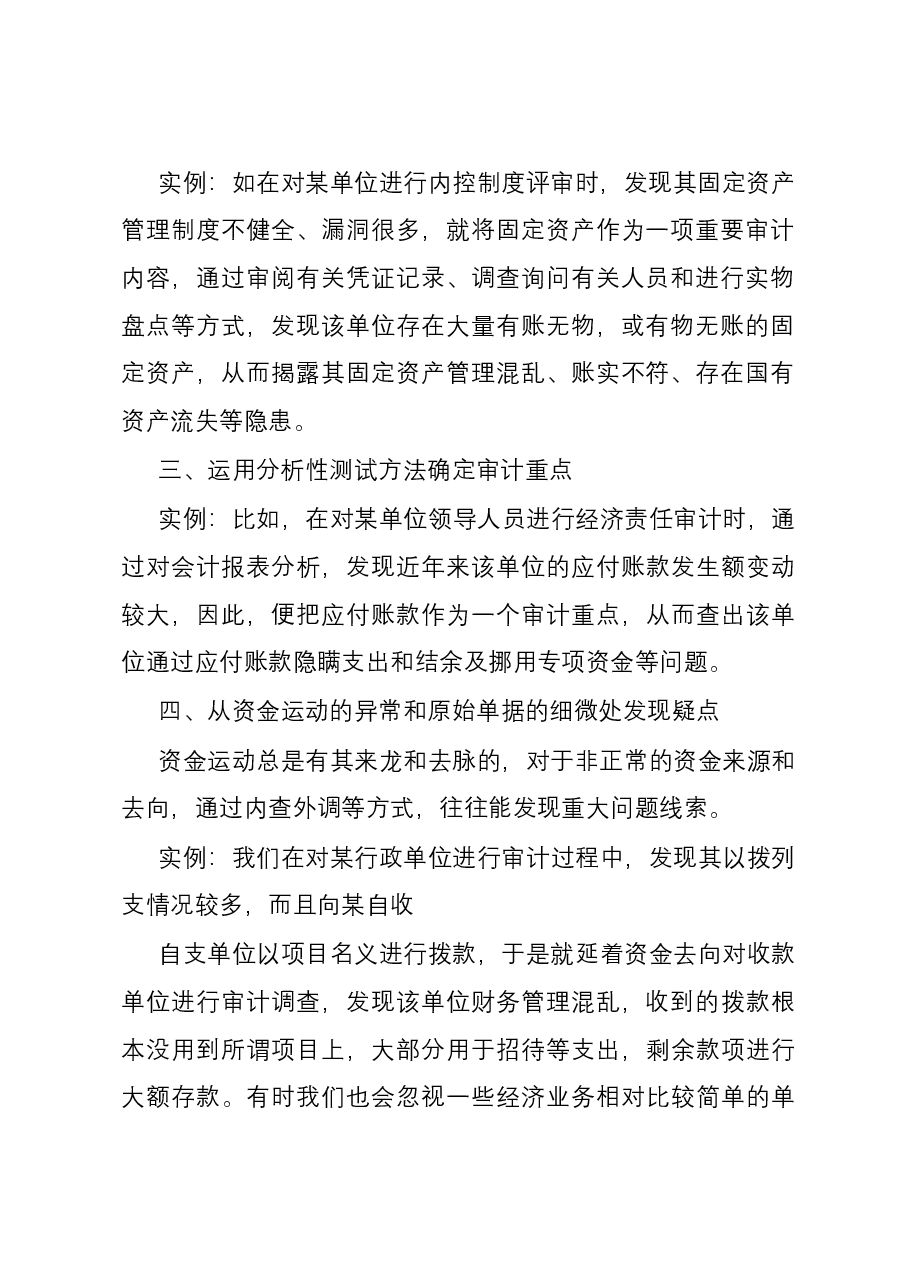 审计的关注要点.docx,第2页预览