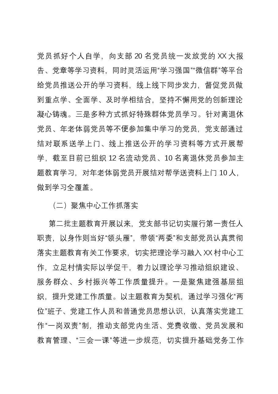 党支部关于主题教育自评报告.docx,第2页预览