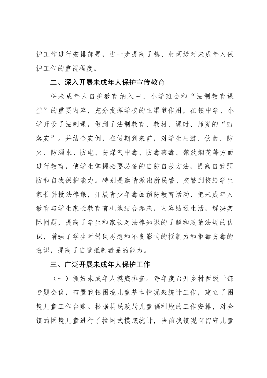 7-4未成年人保护工作总结.docx，第2页预览