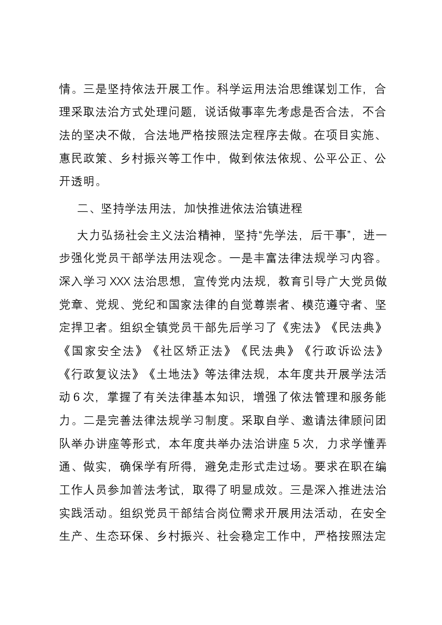 2023年乡镇党委书记述法报告.docx,第2页预览