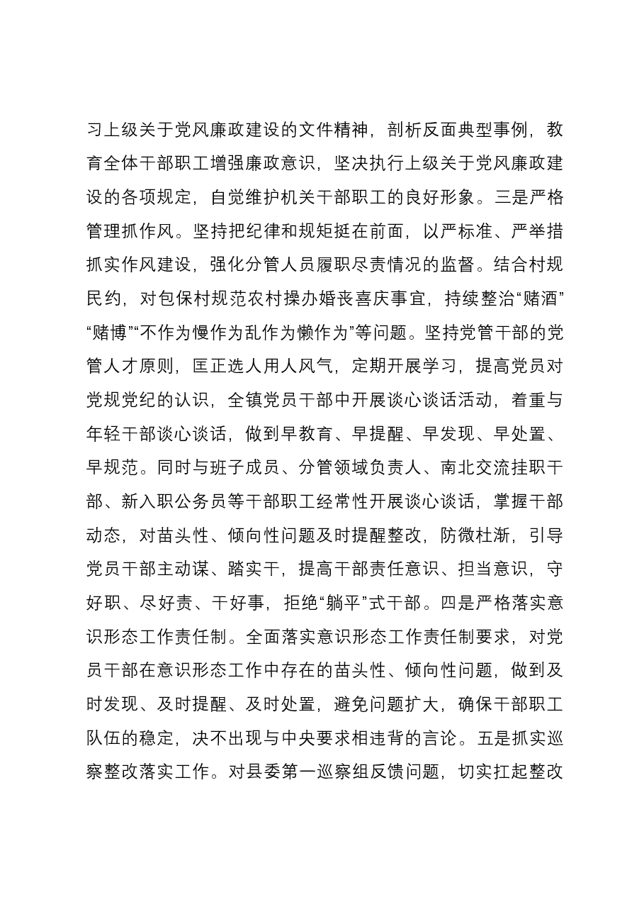 乡镇副职个人述责述廉报告.docx,第3页预览