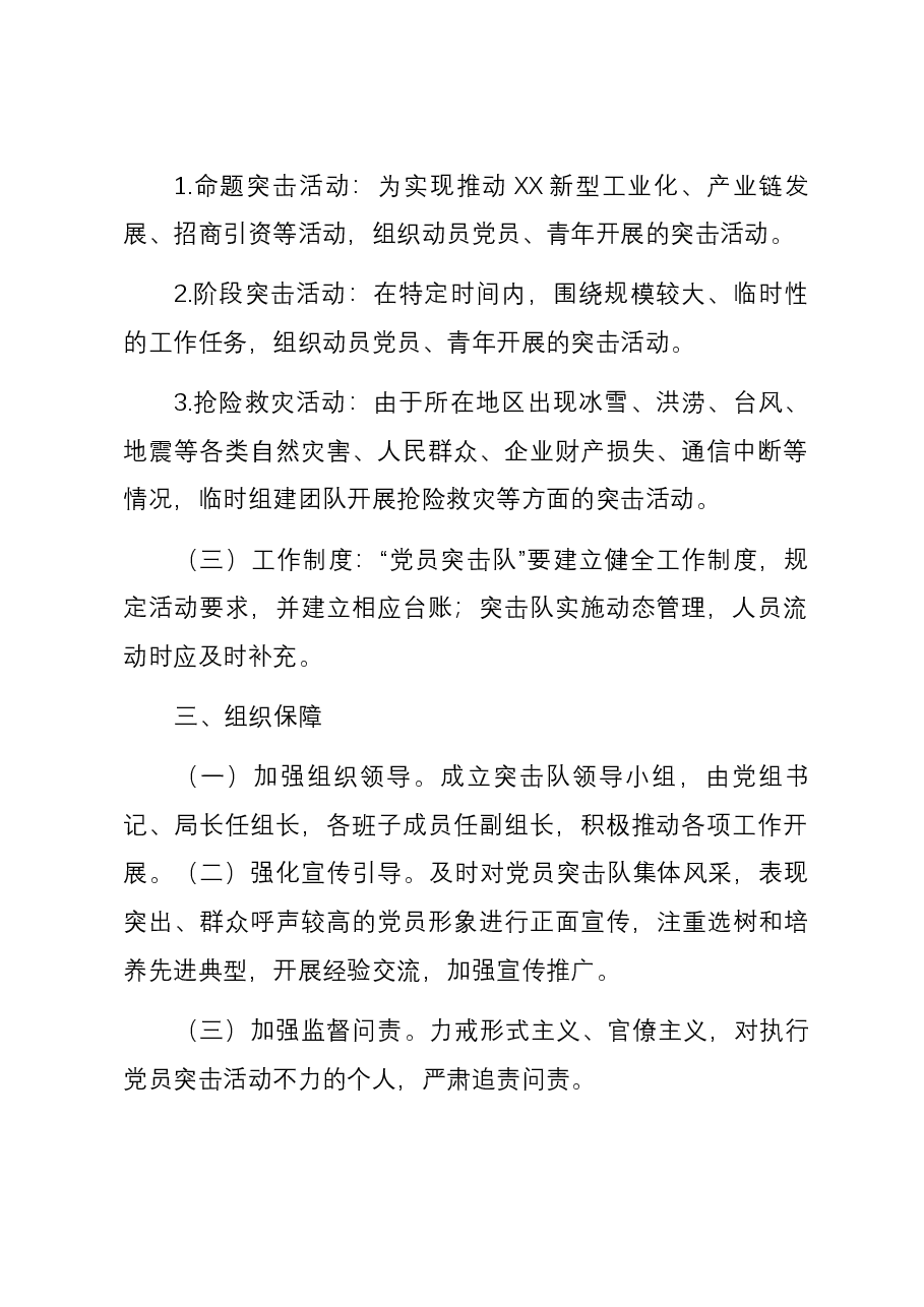 关于组建党员突击队工作方案.docx,第2页预览
