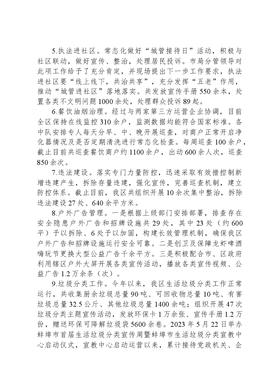 区城市管理局2023年工作总结和2024年工作计划02.docx，第4页预览
