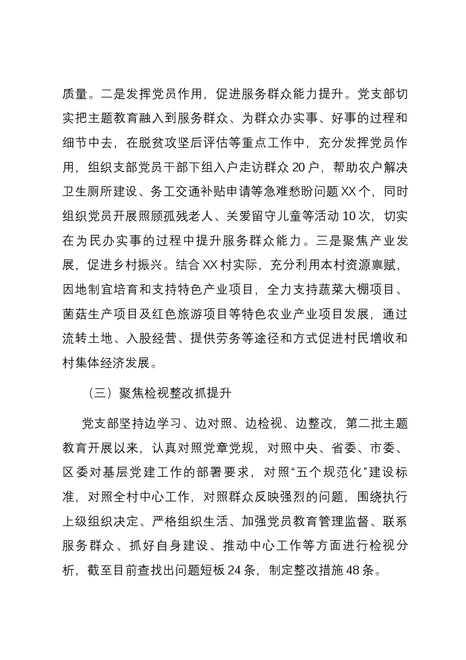 党支部关于主题教育自评报告.docx,第3页预览