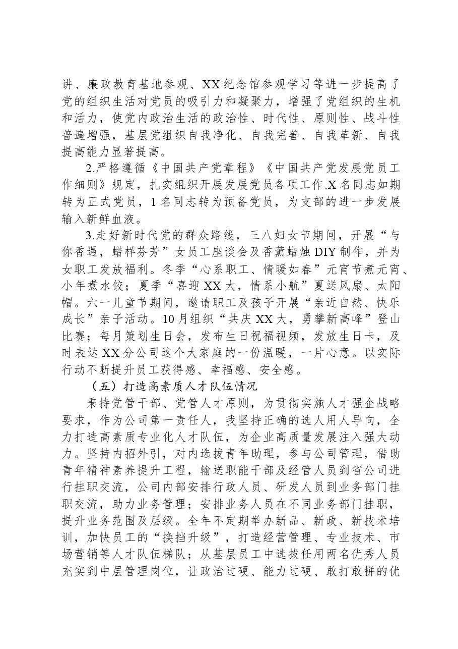 XX党支部书记述职报告.docx，第3页预览