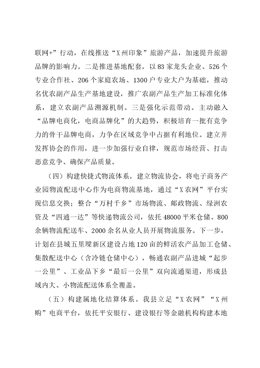 关于电子商务进农村综合示范县项目深化改革工作总结.docx，第4页预览