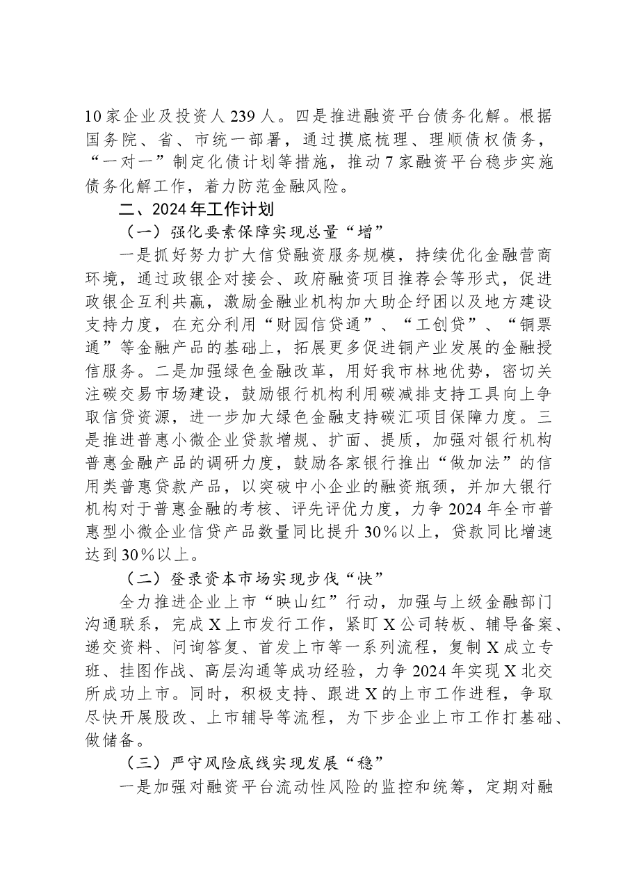 市金融事业发展中心2023年工作总结.docx,第4页预览