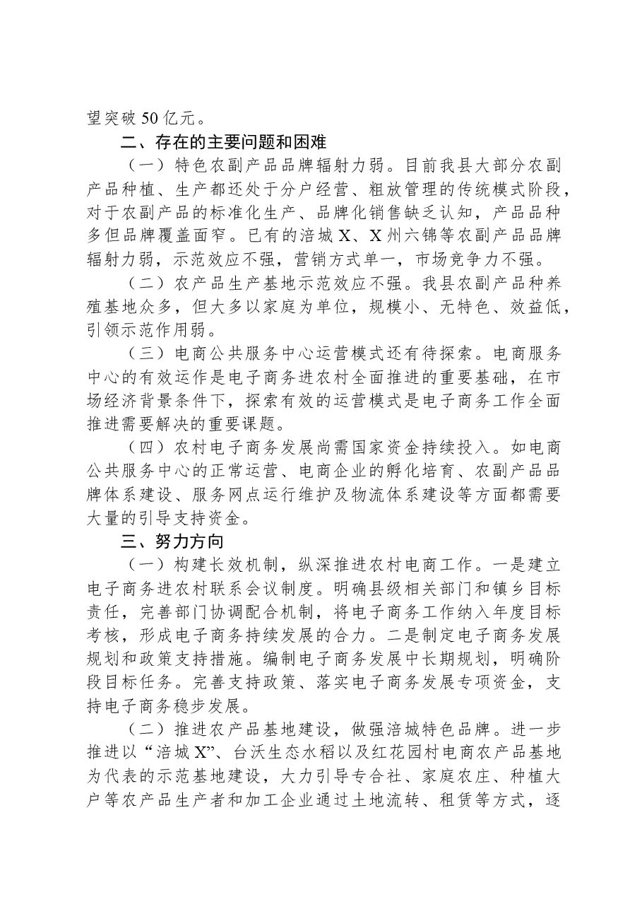 关于电子商务进农村综合示范县项目深化改革工作总结.docx，第4页预览