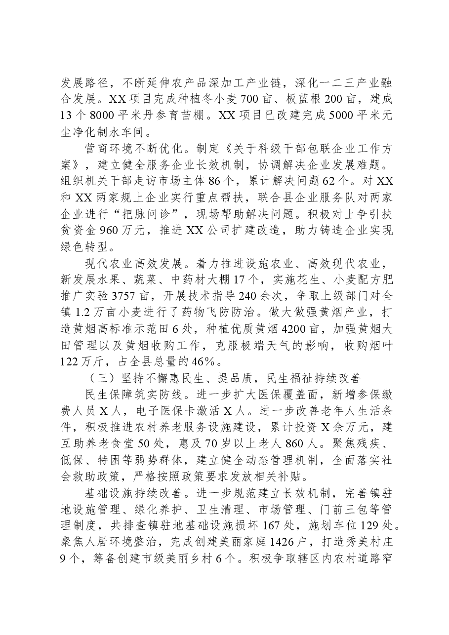 2023年XX镇领导班子工作总结.docx,第2页预览