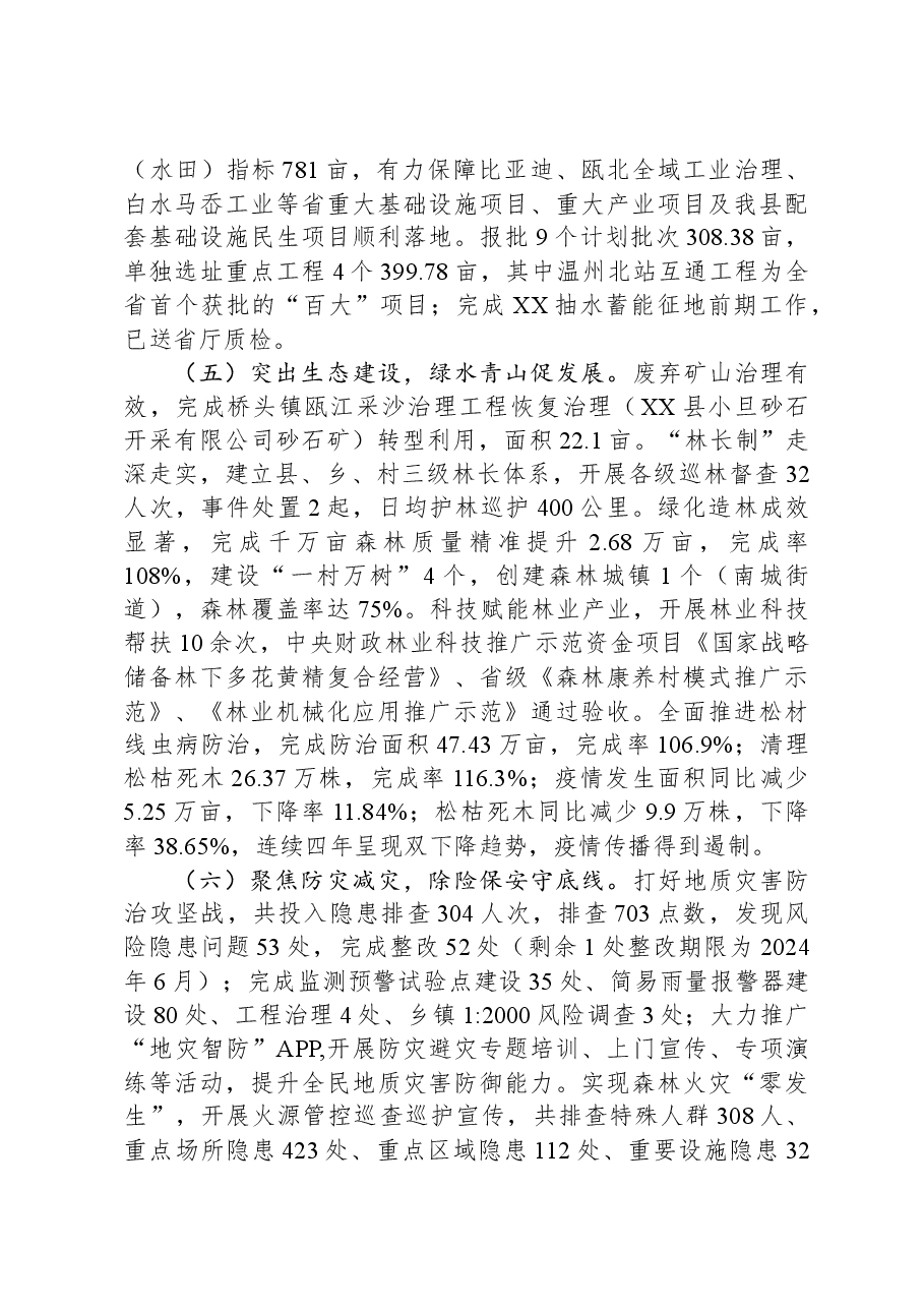 县自然资源和规划局2023年工作总结2024年工作思路.docx,第3页预览