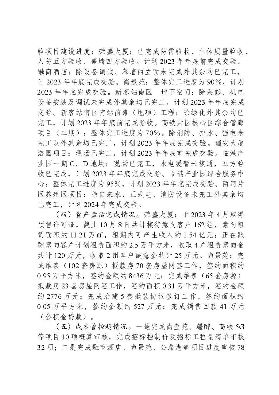 2023年房产公司公司董事长述职报告.docx,第3页预览