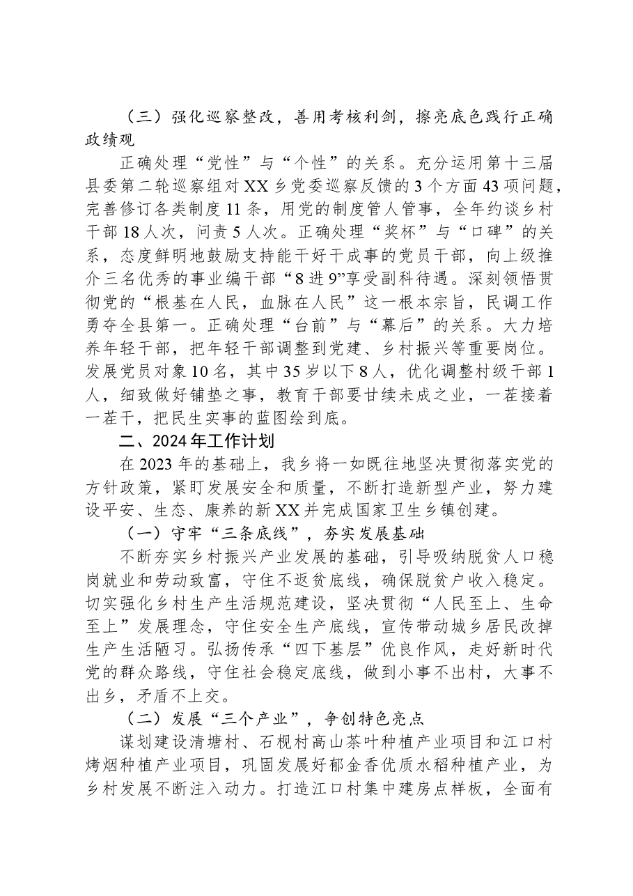 乡2023年工作总结及2024年工作计划01.docx,第4页预览