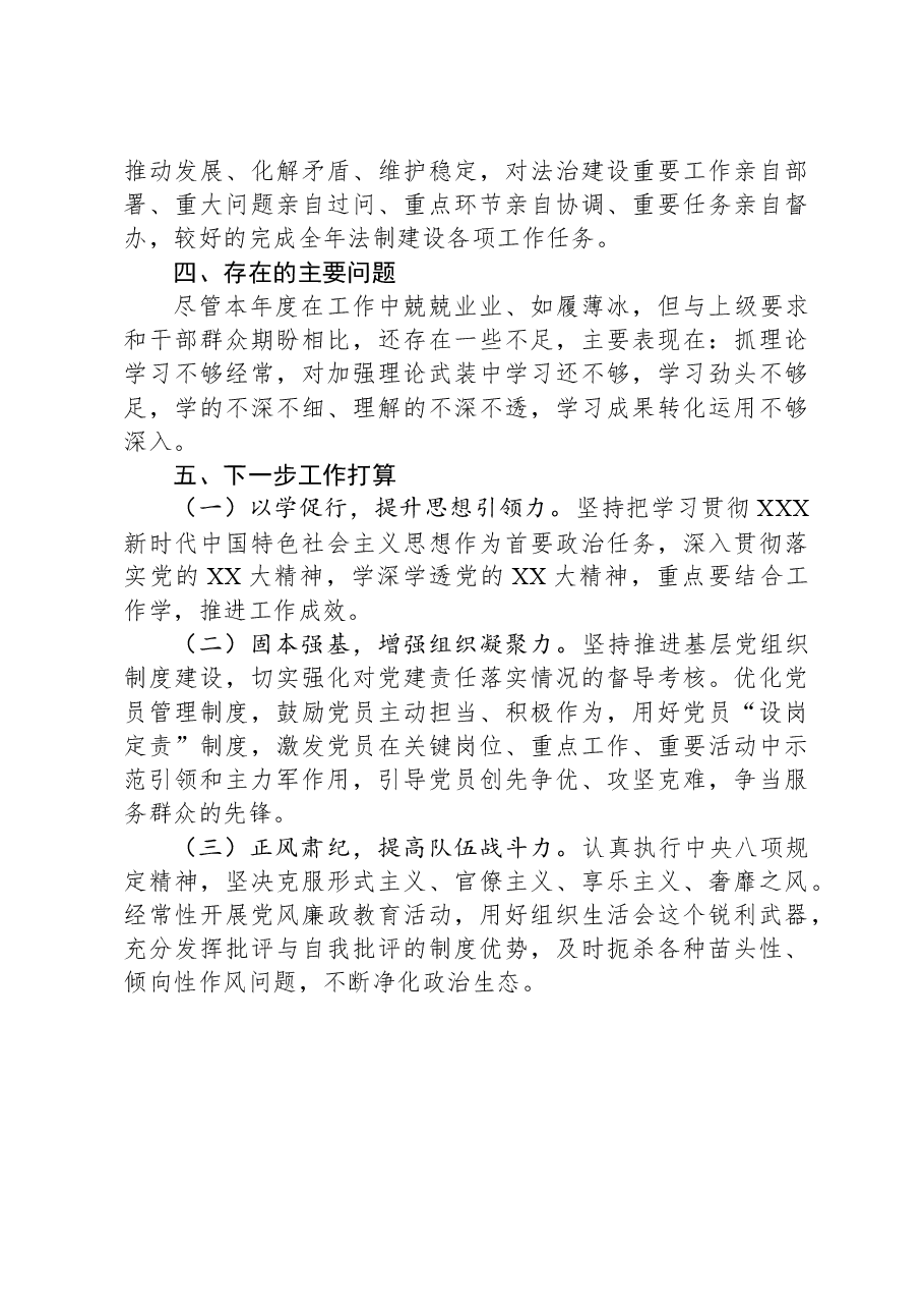 乡镇党委书记2023年度述职述廉述德报告材料.docx,第4页预览
