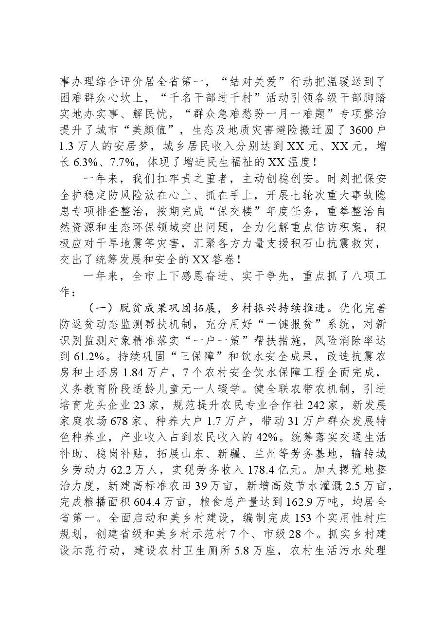 2024年XX市人民政府工作报告.docx，第2页预览
