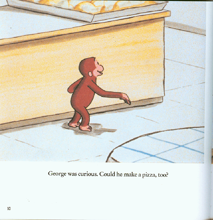 Curious George and the Pizza清晰一些,不过前9页放在最后.pdf,第3页预览