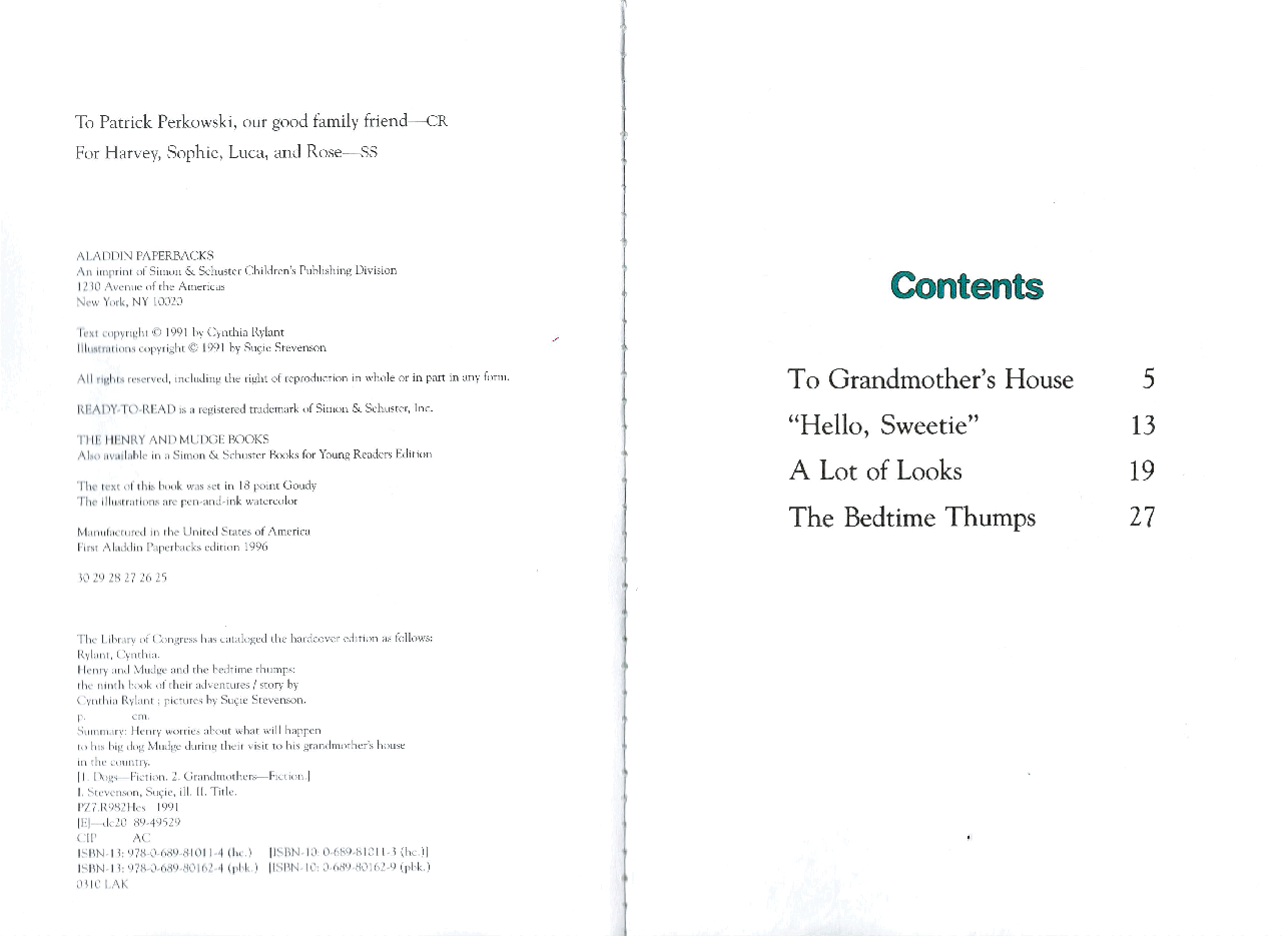 英语绘本08 Henry and Mudge and the Bedtime Thumps.pdf,第3页预览