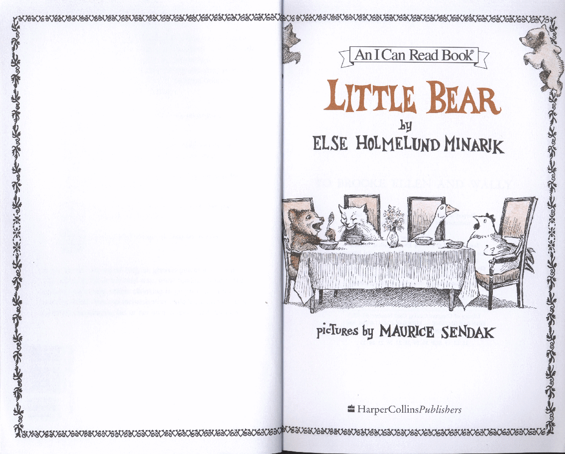 英语绘本little bear.pdf,第3页预览