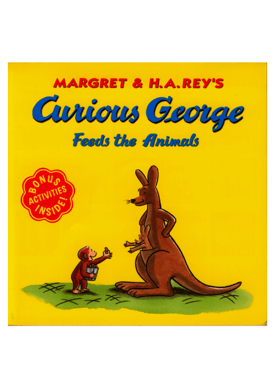 Curious George Feeds the Animals扫描.pdf,第1页预览