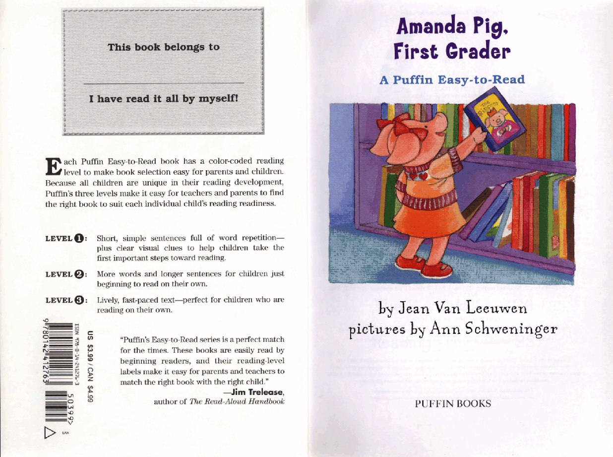 14.(三段)Amanda Pig,First Grader.pdf,第2页预览