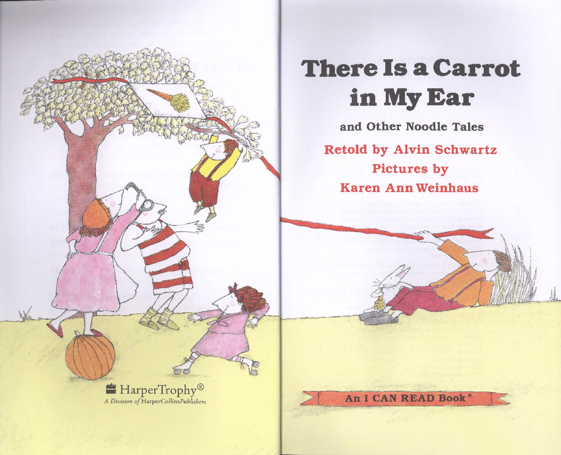 英语绘本9.there is a carrot in my ear.pdf,第3页预览
